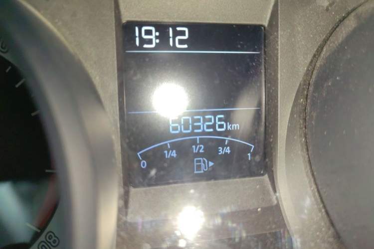 Used Skoda Rapid Spaceback 2018 1.4L Manual Standard Edition Odometer Close Up