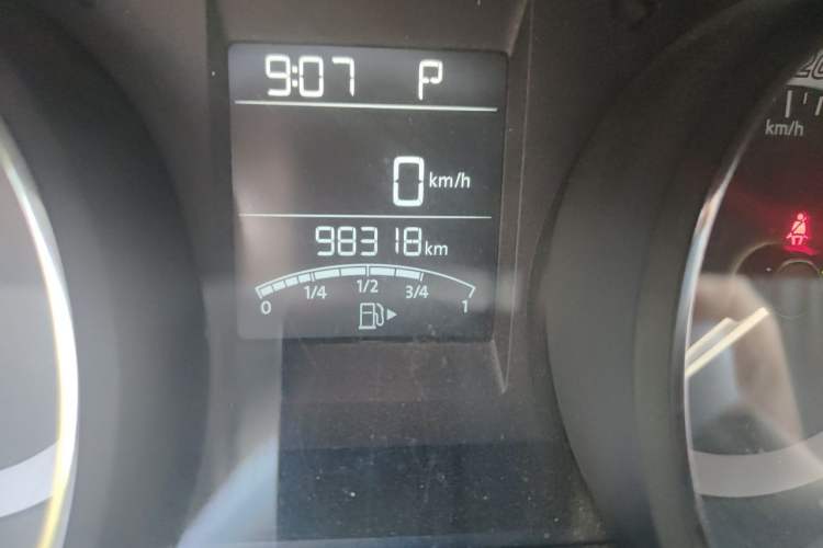 Used Skoda Rapid Spaceback 2018 1.6L Automatic Comfort Edition Odometer Close Up