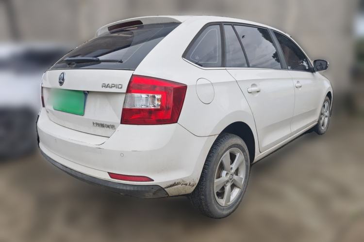 Used Skoda Rapid Spaceback 2018 1.6L Automatic Comfort Edition Rear Right 45 Deg
