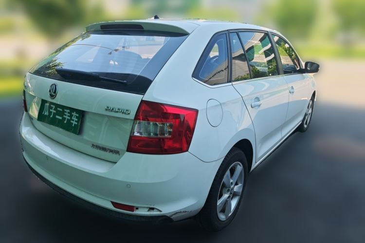 Used Skoda Rapid Spaceback 2018 1.6L Automatic Comfort Edition Rear Right 45 Deg