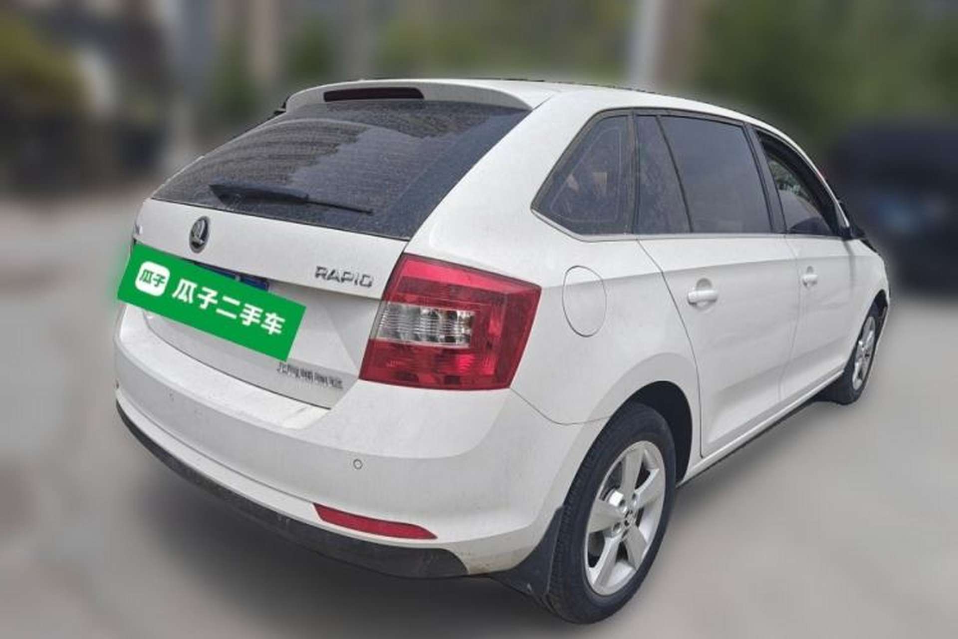 Used Skoda Rapid Spaceback 2018 1.6L Automatic Comfort Edition Rear Right 45 Deg