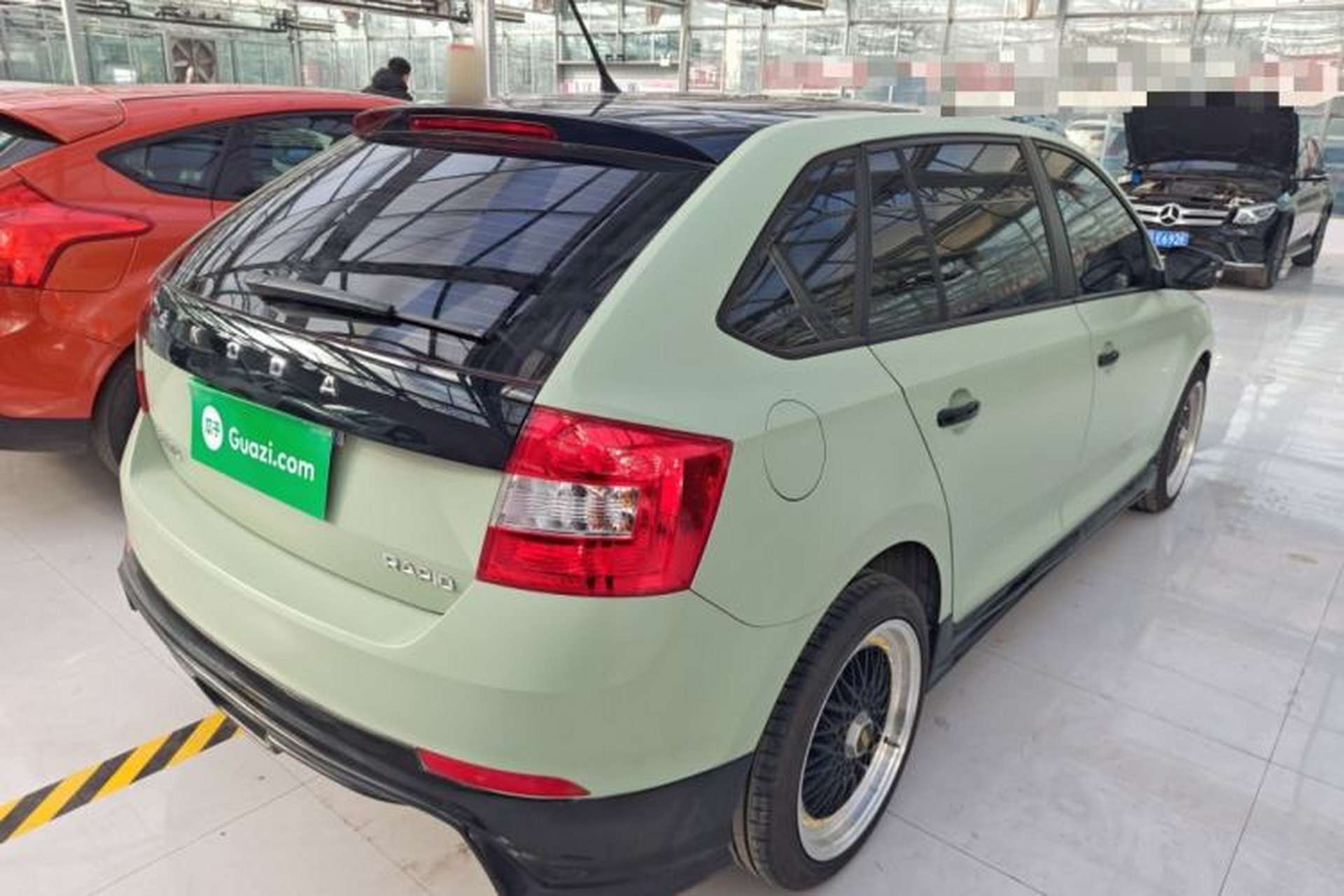 Used Skoda Rapid Spaceback 2019 Revised Version 1.5L Automatic Standard Edition China V Standard Rear Right 45 Deg
