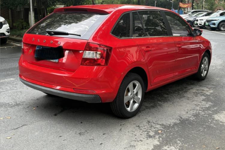 Used Skoda Rapid Spaceback 2019 Revised Version 1.5L Automatic Comfort Edition China VI Standard Exterior 2