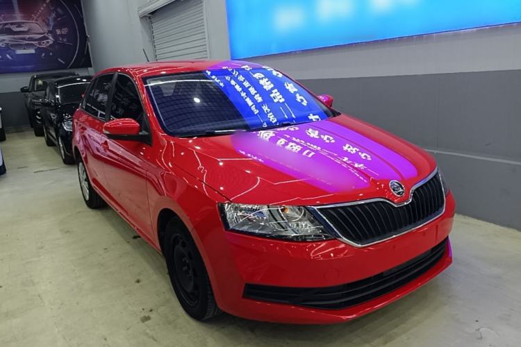 Used Skoda Rapid Spaceback 2019 Revised Version 1.5L Automatic Standard Edition China V Standard Front Right 45 Deg