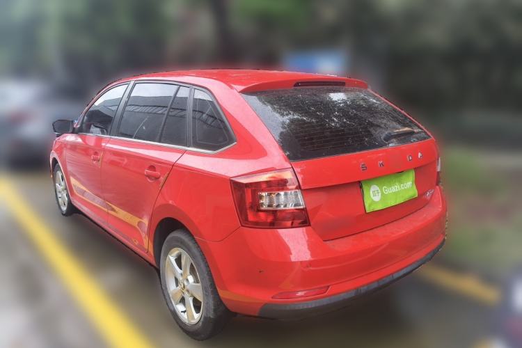 Used Skoda Rapid Spaceback 2019 1.5L Automatic Comfort Edition Rear Left 45 Deg