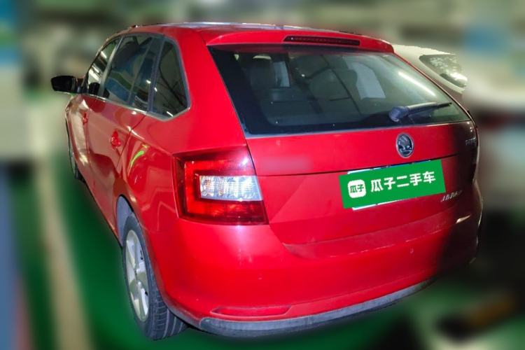 Used Skoda Rapid Spaceback 2019 1.5L Automatic Comfort Edition Rear Left 45 Deg