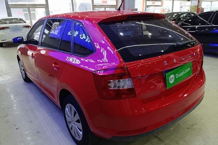 Used Skoda Rapid Spaceback 2019 Revised Version 1.5L Automatic Standard Edition China V Standard Rear Left 45 Deg