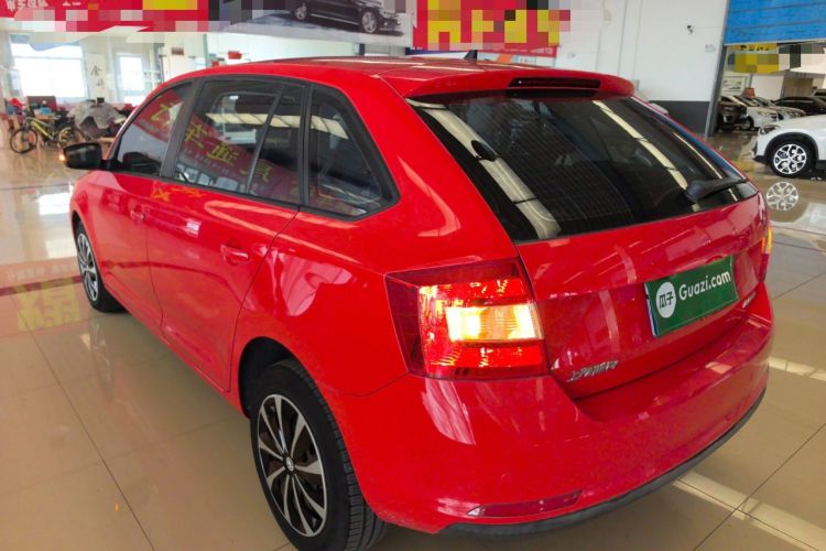 Used Skoda Rapid Spaceback 2019 Revised Version 1.5L Automatic Standard Edition China VI Rear Left 45 Deg