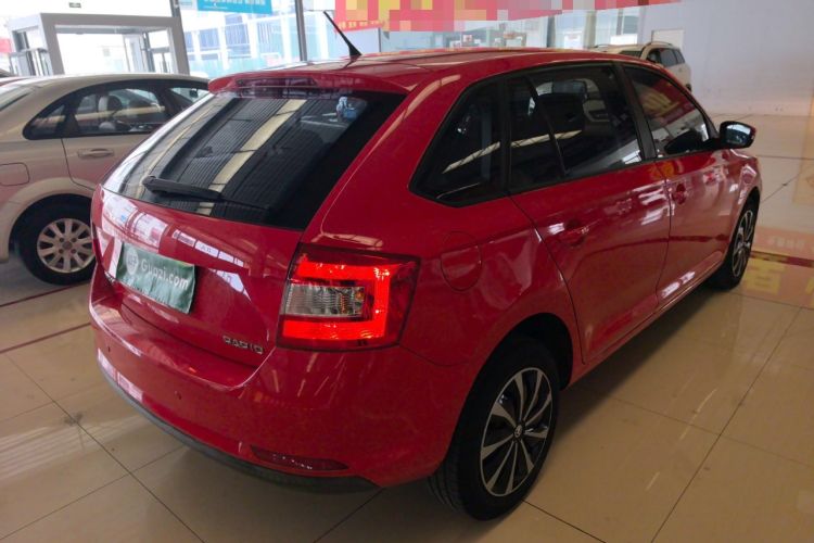 Used Skoda Rapid Spaceback 2019 Revised Version 1.5L Automatic Standard Edition China VI Rear Right 45 Deg