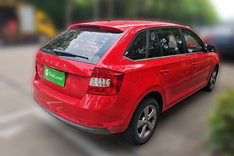 Used Skoda Rapid Spaceback 2019 Revised Version 1.5L Automatic Comfort Edition China VI Standard Rear Right 45 Deg