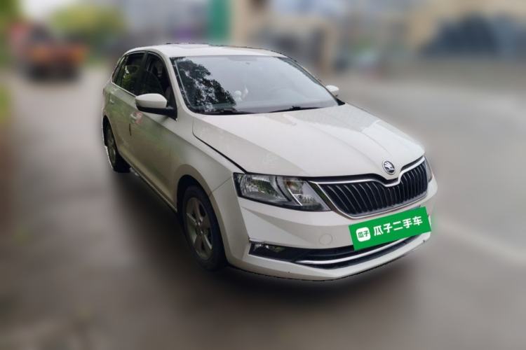 Used Skoda Rapid Spaceback 2019 Revised Version 1.5L Automatic Comfort Edition China VI Standard Front Right 45 Deg