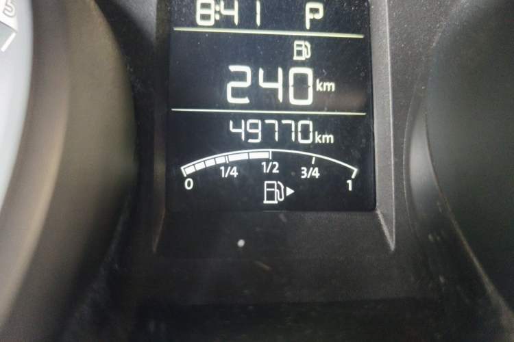 Used Skoda Rapid Spaceback 2019 1.5L Automatic Standard Edition Odometer Close Up