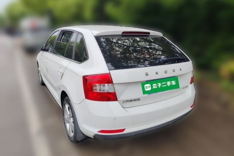 Used Skoda Rapid Spaceback 2019 Revised Version 1.5L Automatic Comfort Edition China VI Standard Rear Left 45 Deg