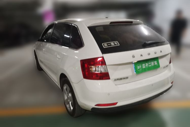 Used Skoda Rapid Spaceback 2019 1.5L Automatic Comfort Edition Rear Left 45 Deg