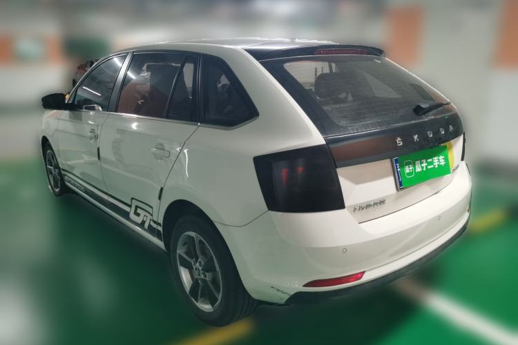 Used Skoda Rapid Spaceback 2019 Revised Version 1.5L Automatic Comfort Edition China VI Standard Rear Left 45 Deg