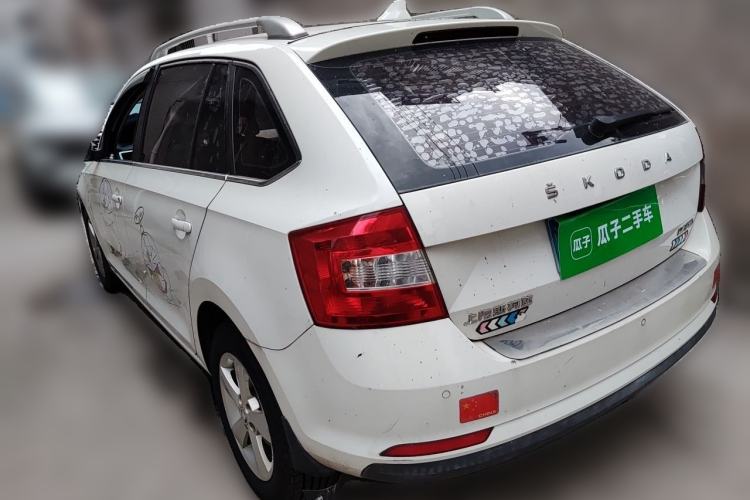 Used Skoda Rapid Spaceback 2019 1.5L Automatic Comfort Edition Rear Left 45 Deg