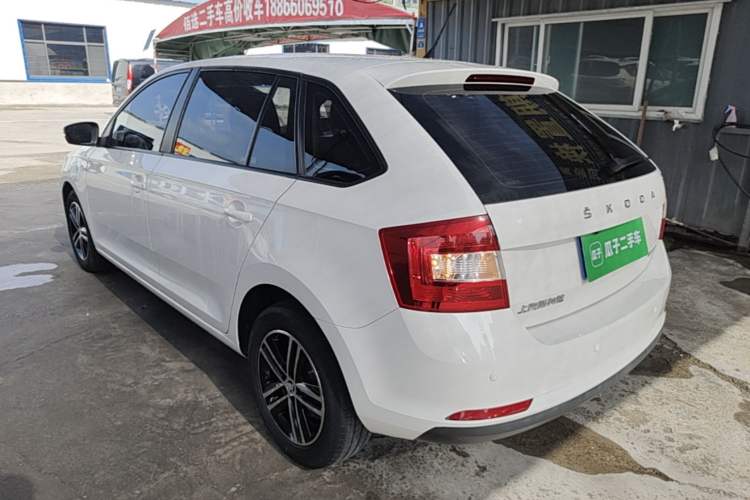 Used Skoda Rapid Spaceback 2019 Revised Version 1.5L Automatic Standard Edition China VI Rear Left 45 Deg