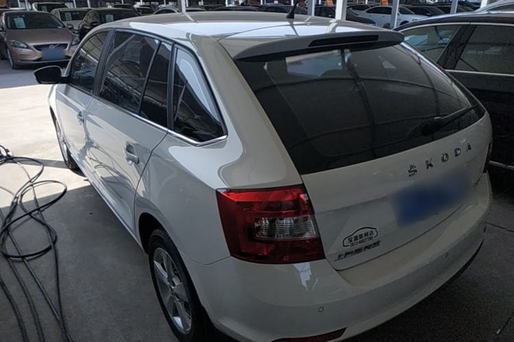Used Skoda Rapid Spaceback 2019 Revised Version 1.5L Automatic Comfort Edition China V Standard Rear Left 45 Deg