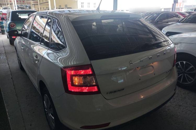 Used Skoda Rapid Spaceback 2019 Revised Version 1.5L Automatic Standard Edition China V Standard Rear Left 45 Deg