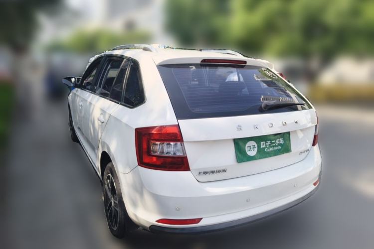 Used Skoda Rapid Spaceback 2019 1.5L Automatic Standard Edition Rear Left 45 Deg