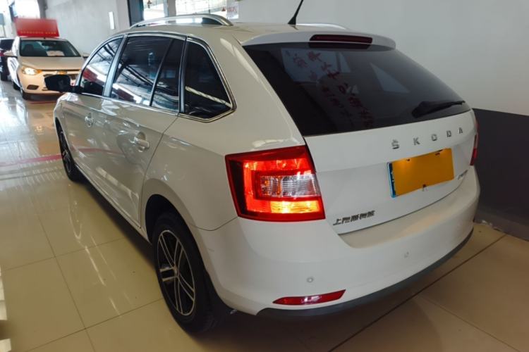 Used Skoda Rapid Spaceback 2019 Revised Version 1.5L Automatic Standard Edition China VI Rear Left 45 Deg
