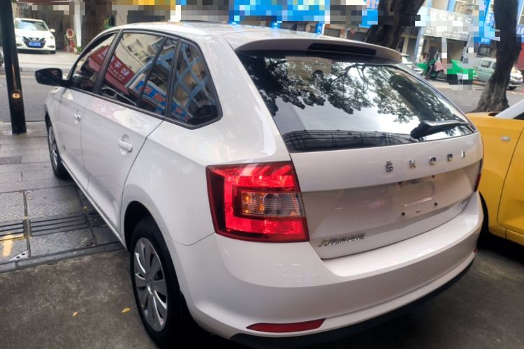 Used Skoda Rapid Spaceback 2019 Revised Version 1.5L Automatic Standard Edition China V Standard Rear Left 45 Deg
