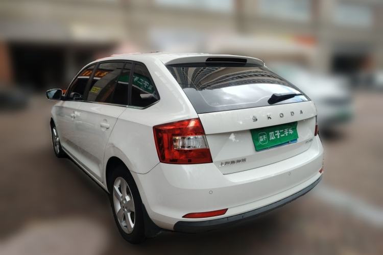 Used Skoda Rapid Spaceback 2019 Revised Version 1.5L Automatic Comfort Edition China V Standard Rear Left 45 Deg