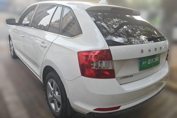 Used Skoda Rapid Spaceback 2019 Revised Version 1.5L Automatic Comfort Edition China V Standard Rear Left 45 Deg