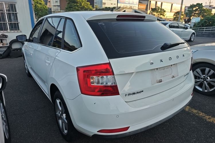 Used Skoda Rapid Spaceback 2019 Revised Version 1.5L Automatic Comfort Edition China V Standard Rear Left 45 Deg