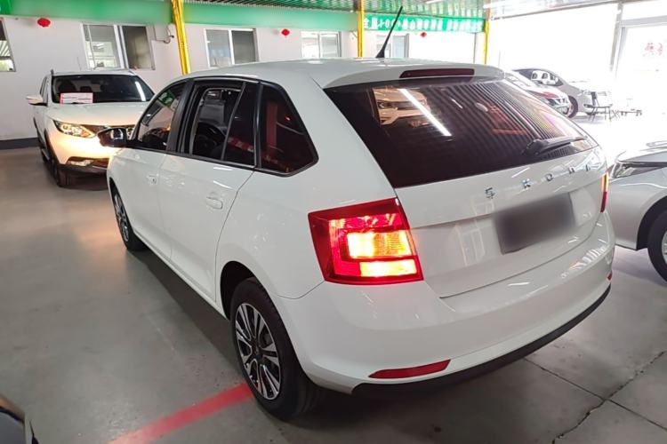 Used Skoda Rapid Spaceback 2019 Revised Version 1.5L Automatic Standard Edition China V Standard Rear Left 45 Deg