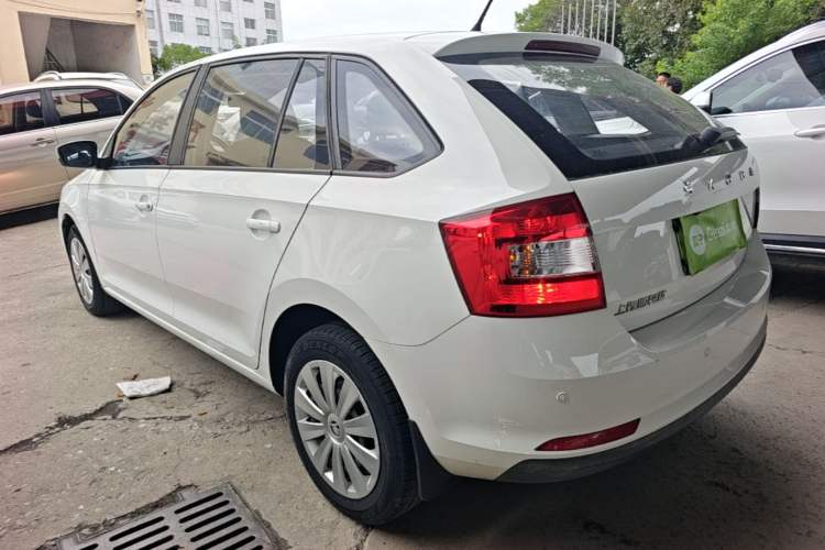Used Skoda Rapid Spaceback 2019 Revised Version 1.5L Manual Entry-Level Edition China V Standard Rear Left 45 Deg