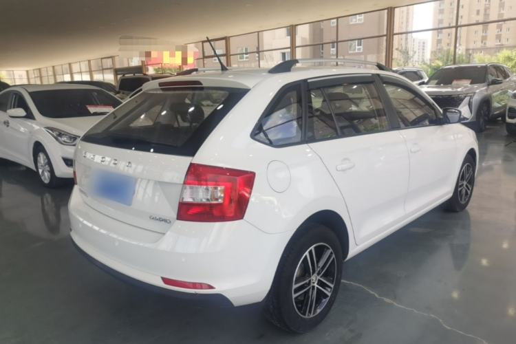 Used Skoda Rapid Spaceback 2019 Revised Version 1.5L Manual Entry-Level Edition China VI Rear Right 45 Deg