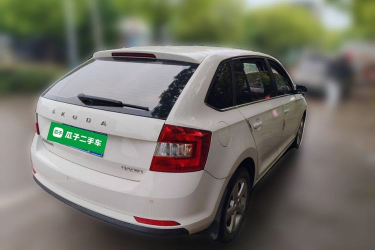 Used Skoda Rapid Spaceback 2019 Revised Version 1.5L Automatic Comfort Edition China VI Standard Rear Right 45 Deg