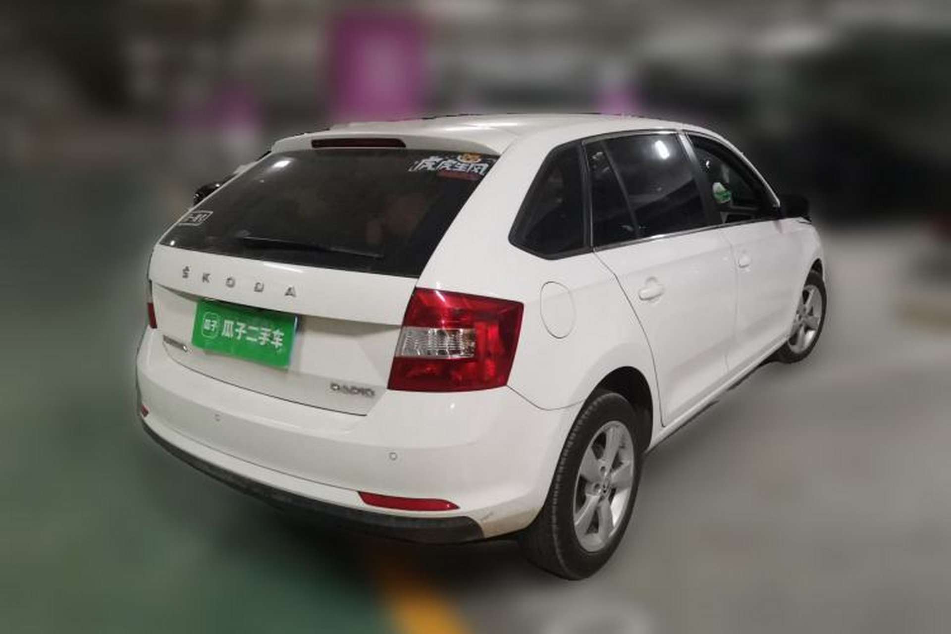 Used Skoda Rapid Spaceback 2019 1.5L Automatic Comfort Edition Rear Right 45 Deg