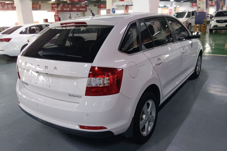 Used Skoda Rapid Spaceback 2019 Revised Version 1.5L Automatic Comfort Edition China V Standard Rear Right 45 Deg