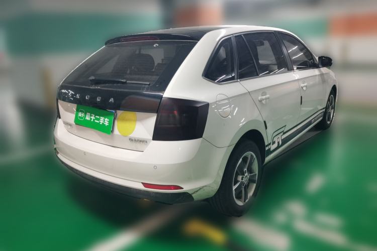 Used Skoda Rapid Spaceback 2019 Revised Version 1.5L Automatic Comfort Edition China VI Standard Rear Right 45 Deg