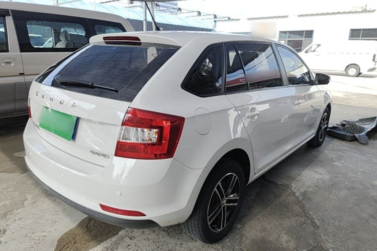 Used Skoda Rapid Spaceback 2019 Revised Version 1.5L Automatic Standard Edition China VI Rear Right 45 Deg