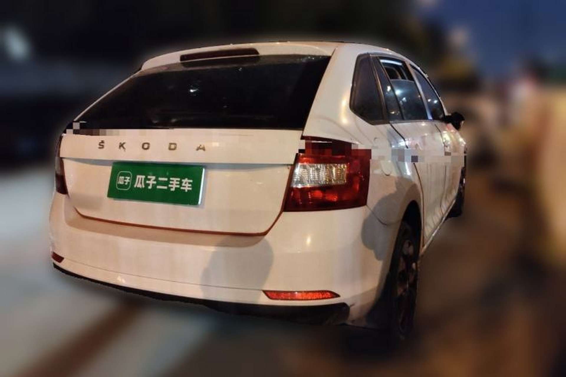 Used Skoda Rapid Spaceback 2019 Revised Version 1.5L Automatic Standard Edition China VI Rear Right 45 Deg