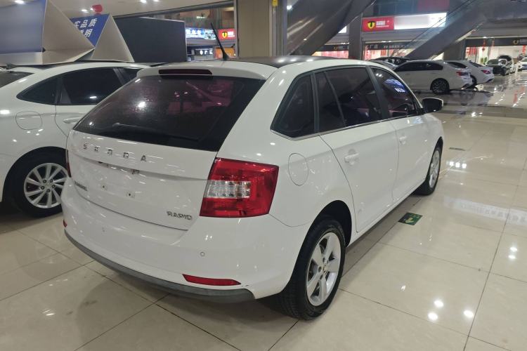 Used Skoda Rapid Spaceback 2019 Revised Version 1.5L Automatic Comfort Edition China VI Standard Rear Right 45 Deg