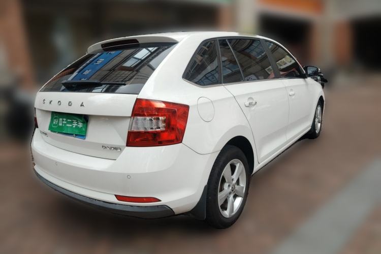 Used Skoda Rapid Spaceback 2019 Revised Version 1.5L Automatic Comfort Edition China V Standard Rear Right 45 Deg