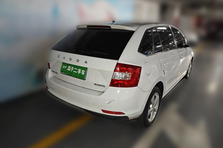 Used Skoda Rapid Spaceback 2019 1.5L Automatic Comfort Edition Rear Right 45 Deg