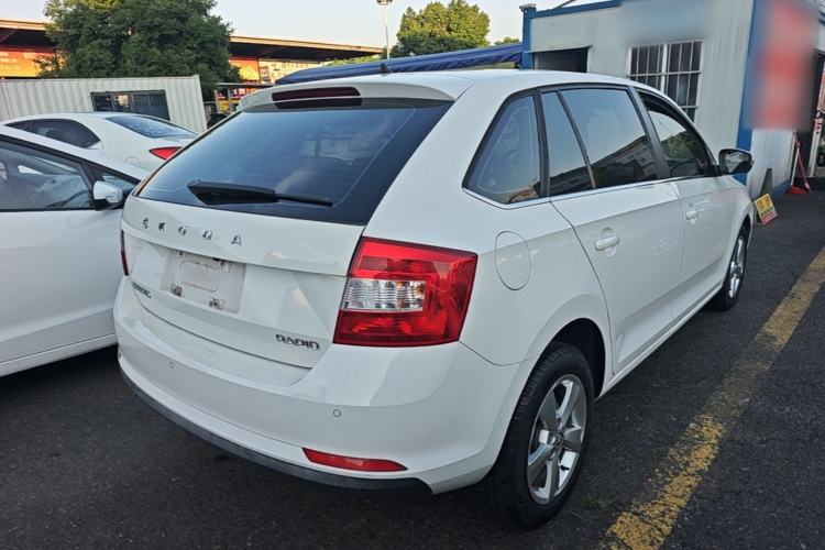 Used Skoda Rapid Spaceback 2019 Revised Version 1.5L Automatic Comfort Edition China V Standard Rear Right 45 Deg