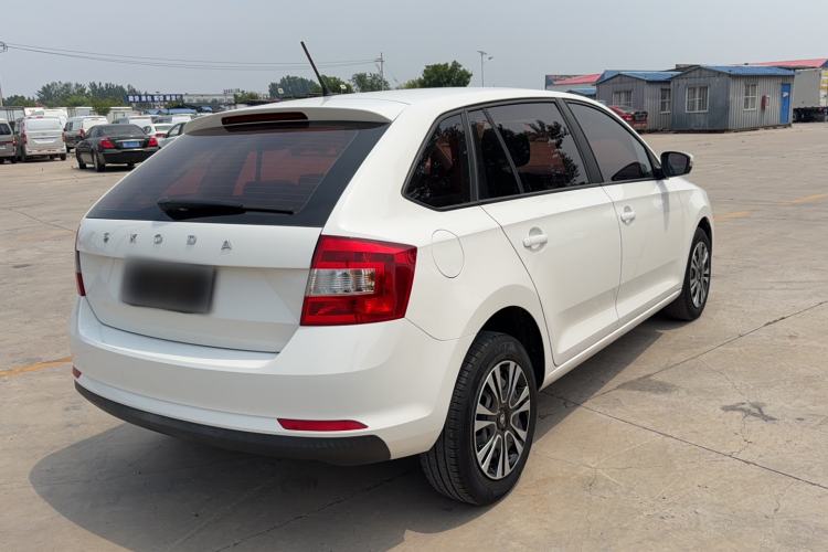 Used Skoda Rapid Spaceback 2019 Revised Version 1.5L Automatic Standard Edition China V Standard Rear Right 45 Deg