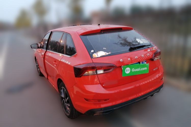Used Skoda Rapid Spaceback 2020 1.5L Automatic Comfort Edition Rear Left 45 Deg