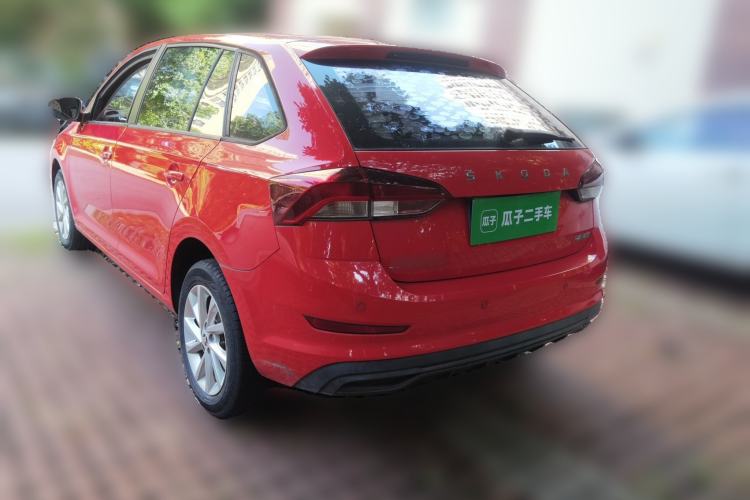 Used Skoda Rapid Spaceback 2020 1.5L Automatic Standard Edition Rear Left 45 Deg