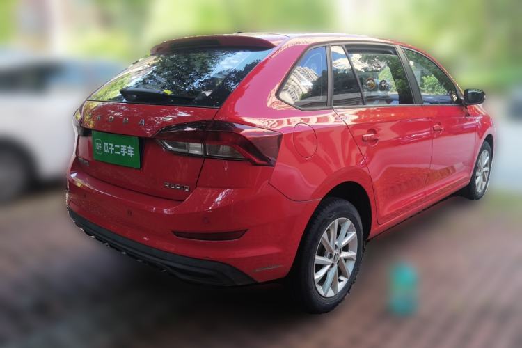Used Skoda Rapid Spaceback 2020 1.5L Automatic Standard Edition Rear Right 45 Deg
