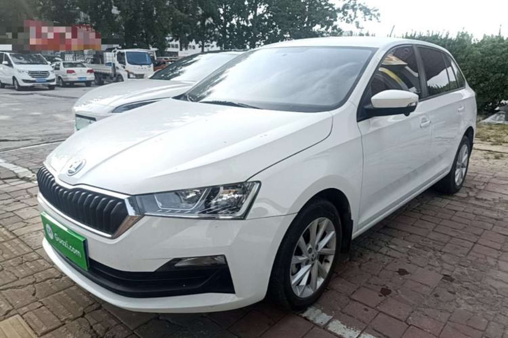 Used Skoda Rapid Spaceback 2020 1.5L Automatic Sport Edition Front Left 45 Deg
