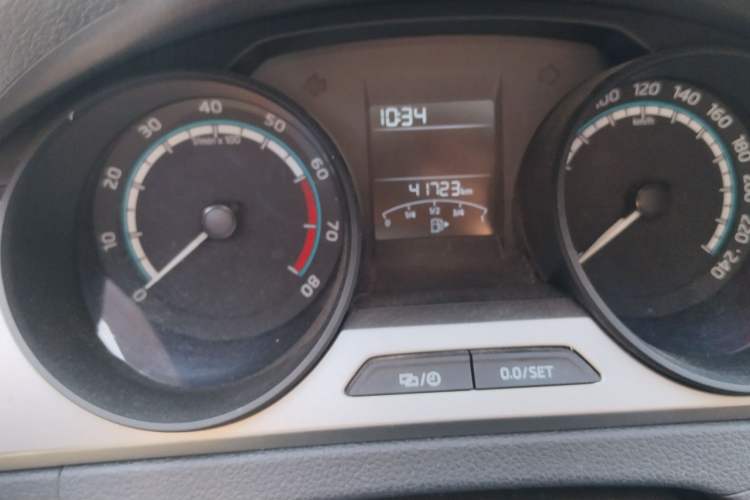 Used Skoda Rapid Spaceback 2020 1.5L Automatic Standard Edition Odometer Close Up