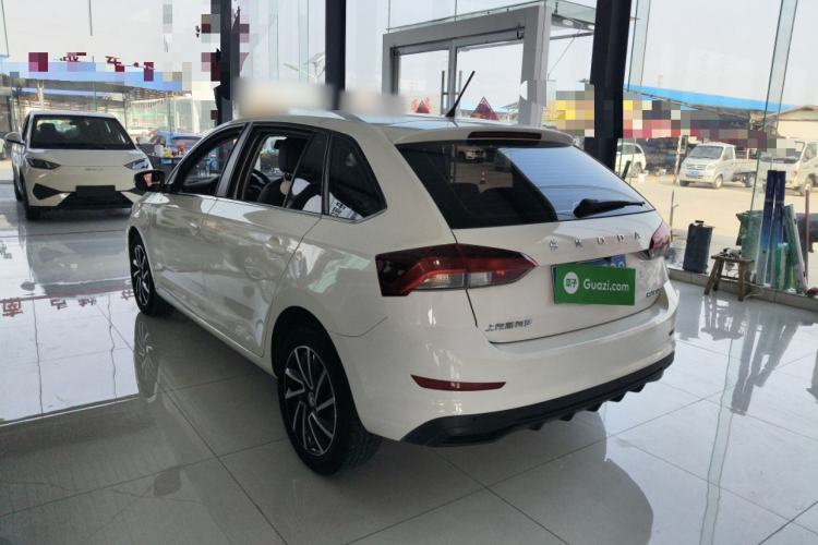 Used Skoda Rapid Spaceback 2020 1.5L Automatic Comfort Edition Rear Left 45 Deg