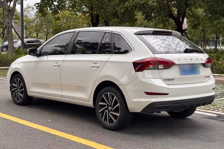 Used Skoda Rapid Spaceback 2020 1.5L Automatic Comfort Edition Rear Left 45 Deg